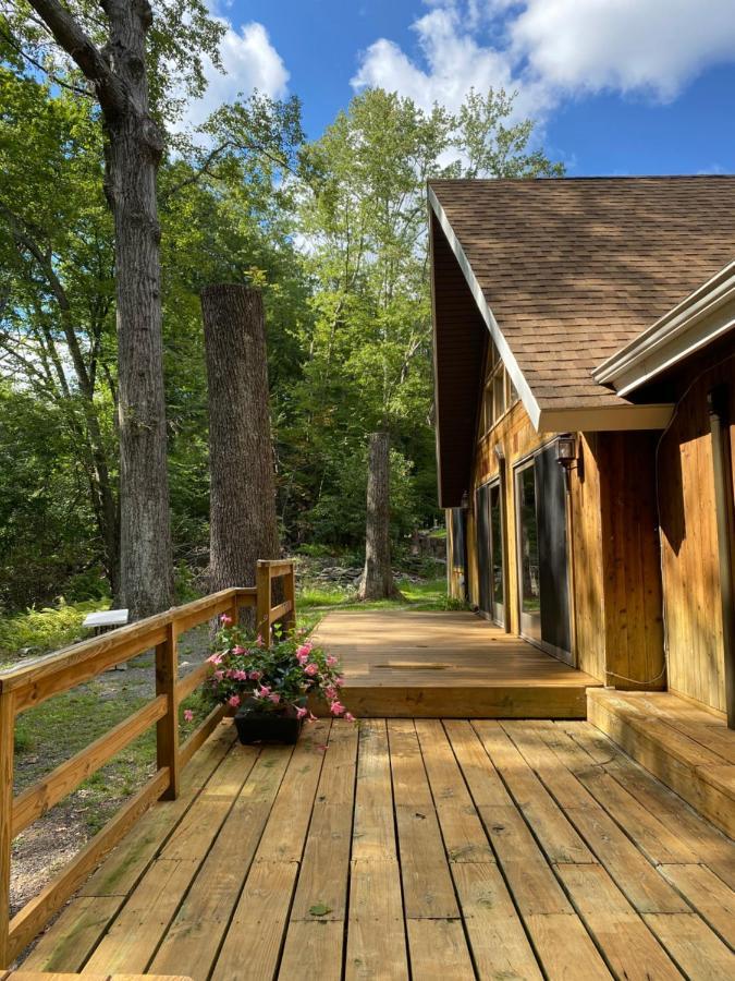 Secluded Chalet On Stream-Mins To Camelback Tannersville Bagian luar foto